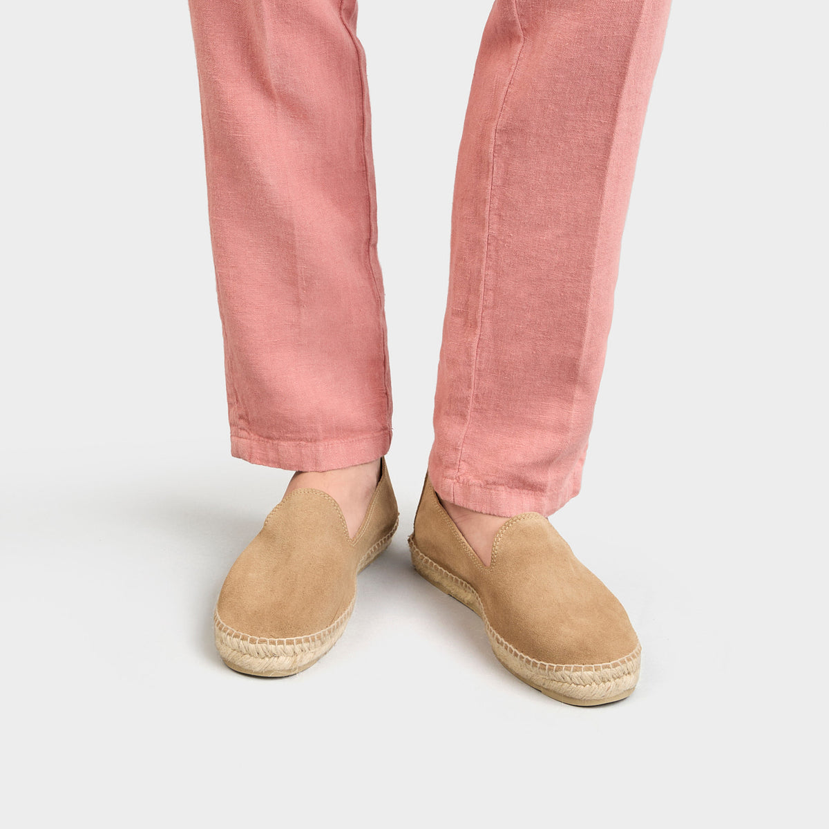 Taupe Espadrilles Men | Suede | Manebí