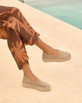Suede Double Sole Espadrilles |