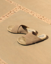 Suede Crossed Bands Sandals - Men's NEW SHOES | 