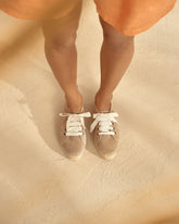 Suede Lace-Up Espadrilles |