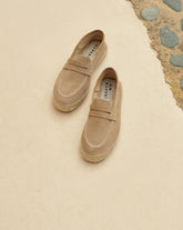 Mocassini Espadrillas in Pelle Scamosciata |