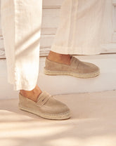 Mocassini Espadrillas in Pelle Scamosciata |