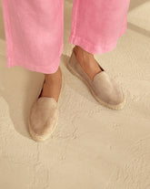 Suede Flat Espadrilles |