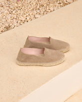 Suede Flat Espadrilles |