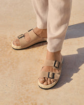 Suede Nordic Sandals |