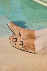 Suede Nordic Sandals |