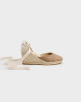 Suede Low Wedge Espadrilles |