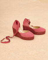 Soft Suede Wedge Espadrilles |