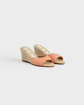Suede Mule Wedge Espadrilles |