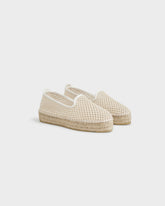 Cotton Net Double Sole Espadrilles |