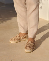 Raffia Pattern Espadrilles |