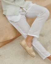 Espadrillas piatte in cotone intrecciato |