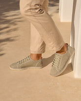 Cotton Canvas Lace-Up Espadrilles |