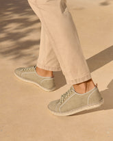 Cotton Canvas Lace-Up Espadrilles |