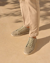 Cotton Canvas Lace-Up Espadrilles |