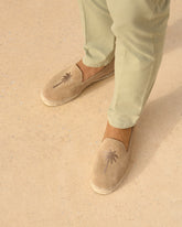 Suede Embroidered Espadrilles |