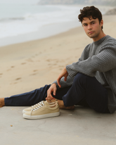 Sneakers Chevron in cotone |