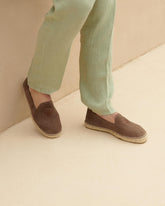 Suede Embroidered Espadrilles |