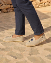 Organic Hemp Embroidered Espadrilles |