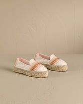 Cotton Linen And Silk Raw Fabric<br />Double Sole Espadrilles |