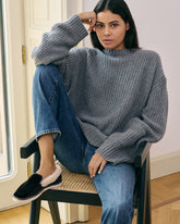 Mocassini Espadrillas<br />in Velluto di Seta con Faux Fur |