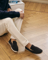 Recycled Felt With Faux Fur Loafers Espadrilles |