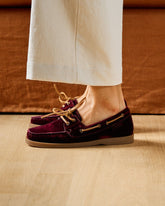 Scarpe da Barca in Velluto |