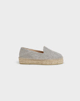 Metallic Weaving Double Sole Espadrilles |