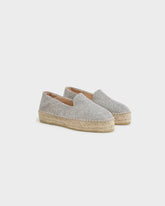 Metallic Weaving Double Sole Espadrilles |
