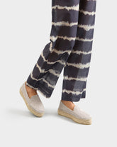 Metallic Weaving Double Sole Espadrilles |