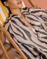 Printed Silk Cotton Voile<br />Ibiza Dress |