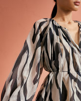 Printed Silk Cotton Voile<br />Minorca Dress |