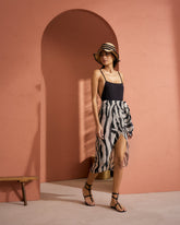 Printed Silk Cotton Voile<br />Lencois Skirt |