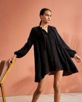 Linen Gauze Ibiza Dress |