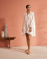 Linen Gauze Ibiza Dress |