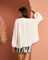 Linen Gauze Mykonos Shirt |