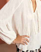 Linen Gauze Mykonos Shirt |