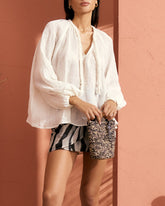 Linen Gauze Mykonos Shirt |