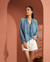 Linen Gauze Mykonos Shirt |