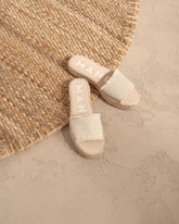 Sandali a Fascia in Cotone |
