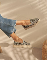 Raffia Pattern Double Sole Espadrilles |