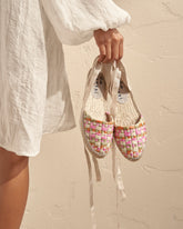 Raffia Pattern Flat Valenciana Espadrilles |