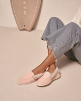 Suede With Faux Fur Loafers Espadrilles |