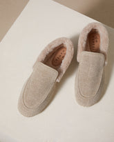 Organic Hemp With Faux Fur Loafers Espadrilles |