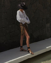 St Tropez Tie-Up Leather Sandals |