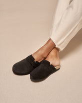 Suede Clog Mules |