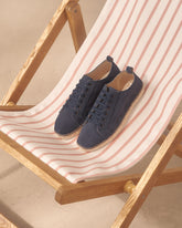 Espadrillas in Pelle Scamosciata con Lacci |