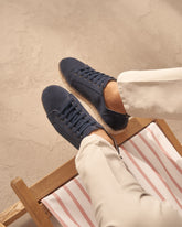 Espadrillas in Pelle Scamosciata con Lacci |