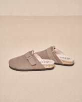 Suede With Faux Fur Clog Mules |