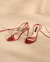 Savana Leather Braided Heels |